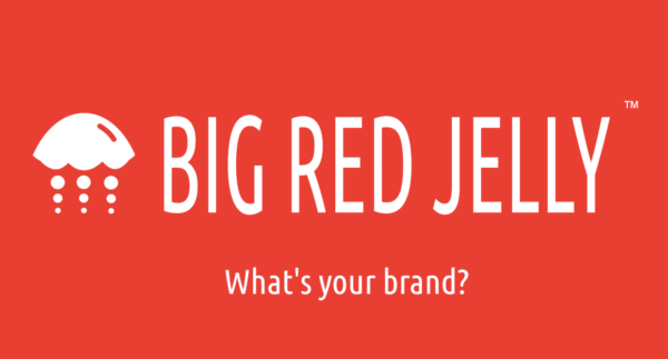 Big Red Jelly company banner and motto - web design agency.