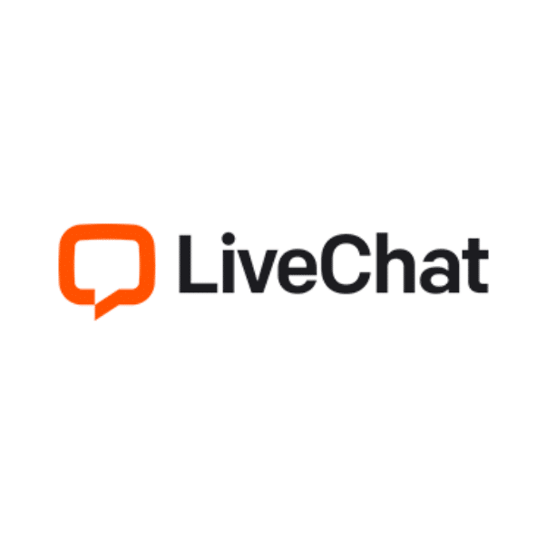 LiveChat logo - messaging platform tool Big Red Jelly.
