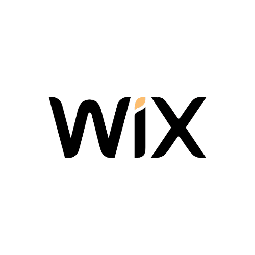 Wix logo - website designing platform Big Red Jelly tool for website building.