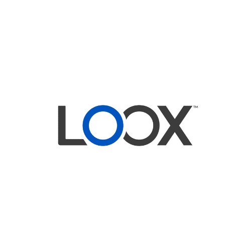 Loox logo - shopify sale growth platform Big Red Jelly tool for ecommerce.