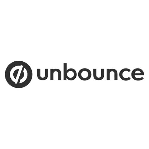 Unbounce logo - website optimization platform Big Red Jelly tool for website design.