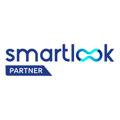 Smartlook logo and Big Red Jelly partner.