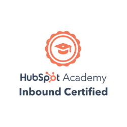 Hubspot academy inbound certification.