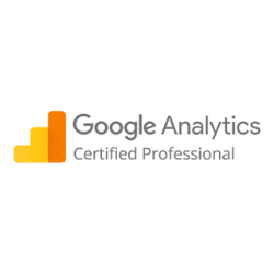 Google analytics certification professional.