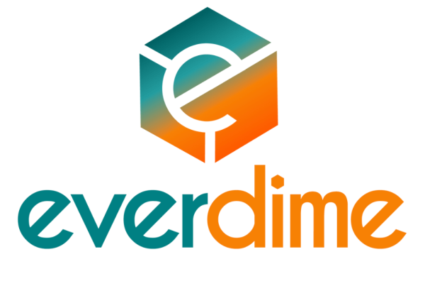 Everdime company logo - graphic design at Big Red Jelly.