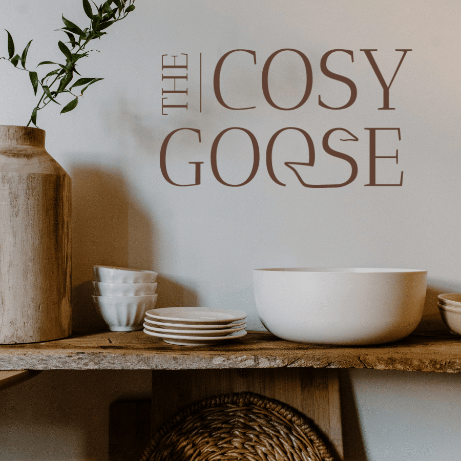 Cosy goose web page design by Big Red Jelly web design firm Provo Utah.