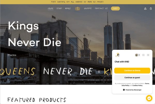 KND wordpress web design build portfolio business page by Big Red Jelly Provo Utah
