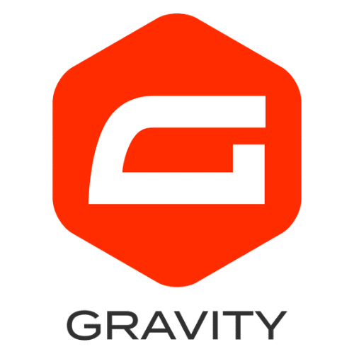 Gravity company logo graphic design brand utah
