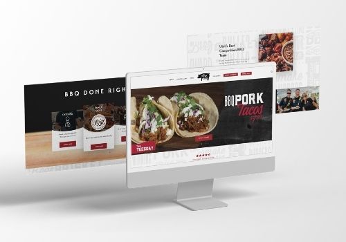 R&R redesign website computer mockup by web design firm Big Red Jelly