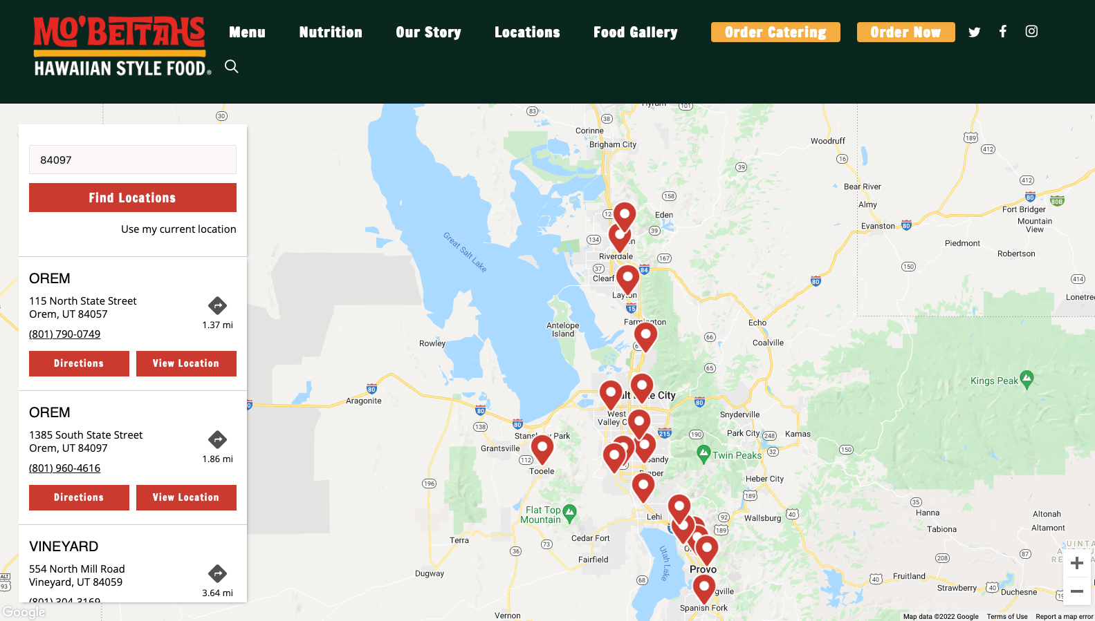 mo'bettahs geolocations in Utah - web page feature with wordpress wix by Big Red Jelly.