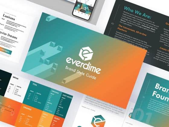 Brand style guide Everdime - Big Red Jelly