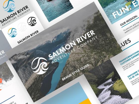 Brand style guide Salmon River - Big Red Jelly