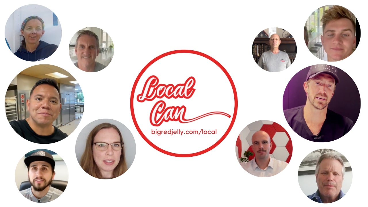 Local can campaign - Big Red Jelly