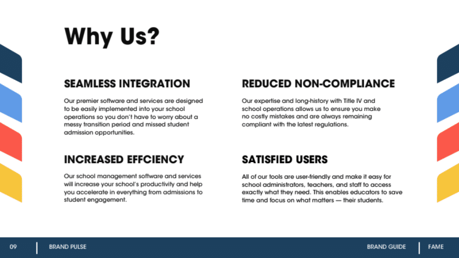 Brand Core - Why Us?